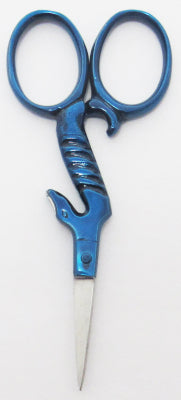 Seahorse Scissor Blue Handles 3.5" / Tamsco / TM272A