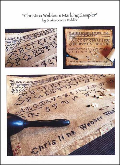 Christina Webber's Marking Sampler / Shakespeare's Peddler