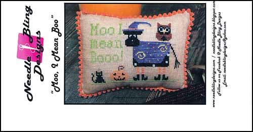 Moo, I Mean Boo / Needle Bling Designs