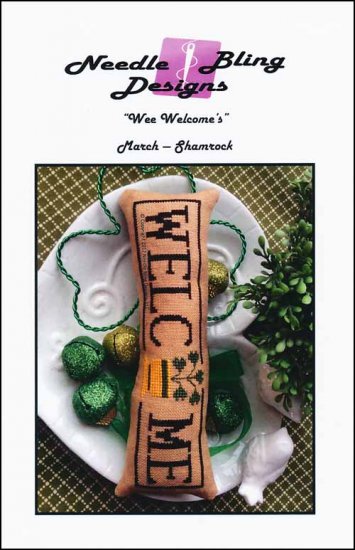 Wee Welcome's: March - Shamrock / Needle Bling Designs