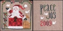 Peace & Joy Ornament / Drawn Thread, The