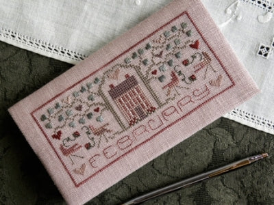 Pocket Calendar Cover February / Drawn Thread, The