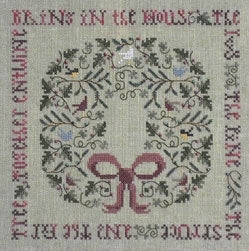 The Holly & The Ivy Sampler & Ornament / Drawn Thread, The