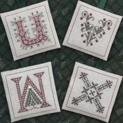 Alphabet Ornaments Six - UVWX / Drawn Thread, The