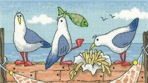 Fish N Chips - By The Sea by Karen Carter - HCK1276A / Heritage Crafts