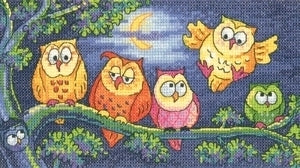 A Hoot of Owls - Birds of a Feather by Karen Carter - HCK1296 / Heritage Crafts