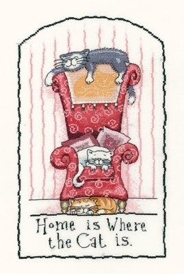 Home is Where the Cat Is by Peter Underhill - Cats-Rule! - HCK954A / Heritage Crafts