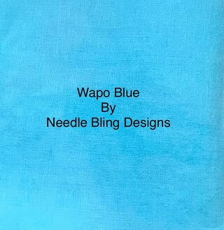 Wapo Blue  / Needle Bling Designs