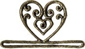 Antique Gold Filagree Heart / Bellpulls - Mill Hill