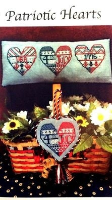 Patriotic Hearts (2 designs) / Scissortail Designs