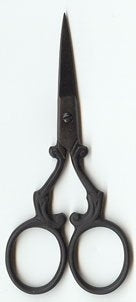 Fleur Embroidery Scissors Matte Black 3.5" / Tamsco / TM258B