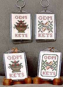 Summer's Bounty Key Chains(Includes One Key Chain) / Milady's Needle