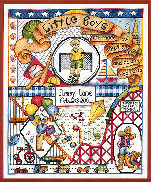 Little Boys Are Made Of / Bobbie G Designs