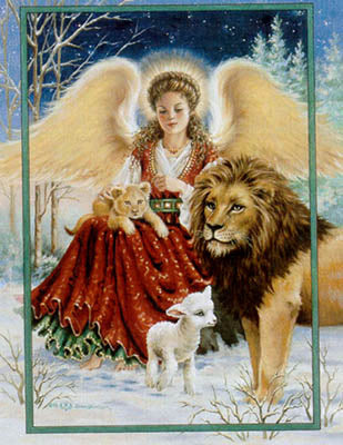 Angel Lion And Lamb / Heaven And Earth Designs