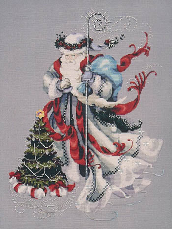 Winter White Santa (w/charm) / Mirabilia Designs