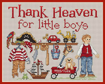 Thank Heaven For Little Boys / Sue Hillis Designs