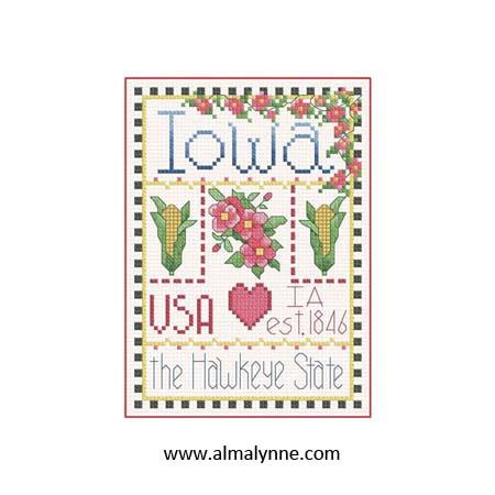 Iowa Little State Sampler / Alma Lynne Originals