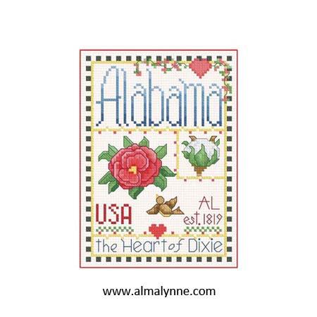 Alabama Little State Sampler / Alma Lynne Originals