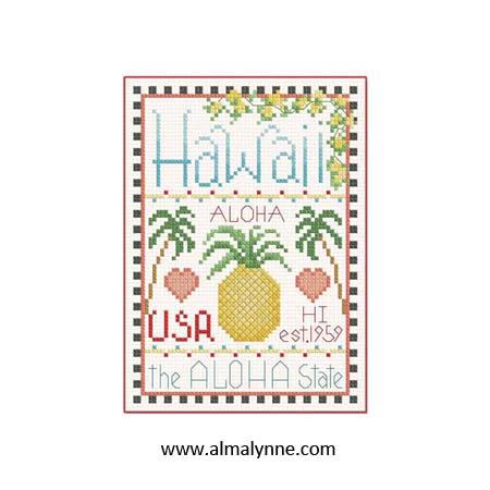 Hawaii Little State Sampler / Alma Lynne Originals
