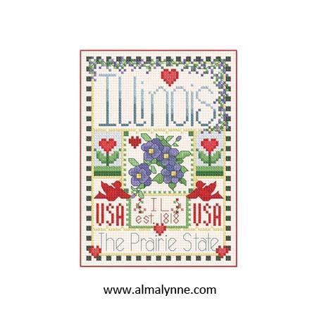 Illinois Little State Sampler / Alma Lynne Originals