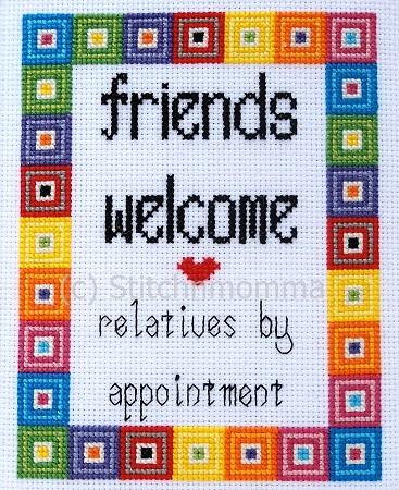 Friends Welcome / Stitchnmomma
