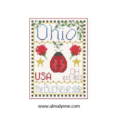 Ohio Little State Sampler / Alma Lynne Originals