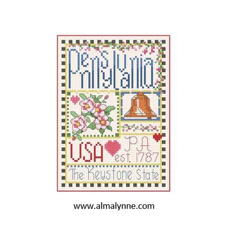 Pennsylvania Little State Sampler / Alma Lynne Originals