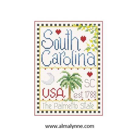 South Carolina Little State Sampler / Alma Lynne Originals