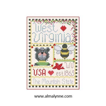 West Virginia Little State Sampler / Alma Lynne Originals