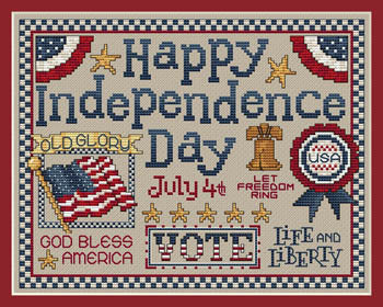 Happy Independence Day / Sue Hillis Designs