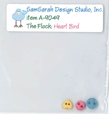 Flock-Heart Bird Emb Pack / Samsarah Design Studio