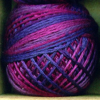 Mulberry Grape / 12VA521 Pearl Cotton Size 12 Balls