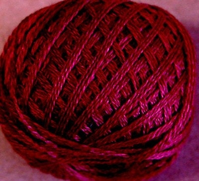 Old Rose Dark / 12VA843 Pearl Cotton Size 12 Balls