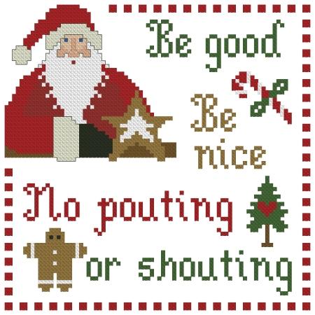 Santa's Clause / Plum Pudding NeedleArt