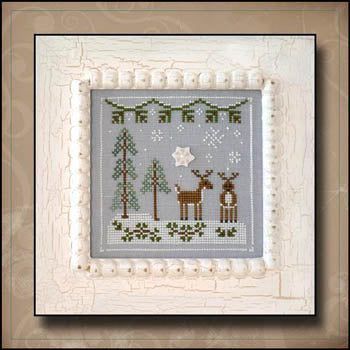 Frosty Forest: Snowy Reindeer / Country Cottage Needleworks