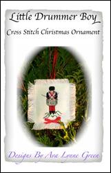 Little Drummer Boy Cross Stitch Christmas Ornament / Terri's Yarns and Crafts