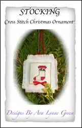 Stocking Cross Stitch Christmas Ornament / Terri's Yarns and Crafts