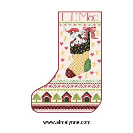 Doggone Cute Stocking / Alma Lynne Originals