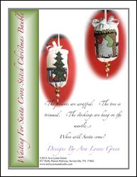 Waiting For Santa Cross Stitch Christmas Bauble / Terri's Yarns and Crafts
