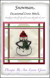 Snowman Occasional Cross Stitch / Terri's Yarns and Crafts