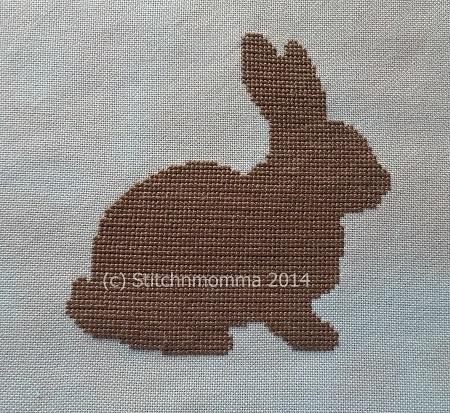 Rabbit Silhouette / Stitchnmomma