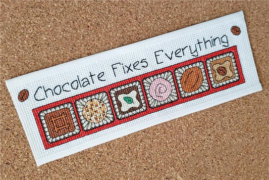 Chocolate Fixes Everything / Rogue Stitchery