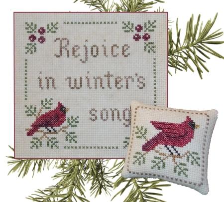 Winter's Song / Plum Pudding NeedleArt