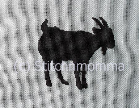 Goat Silhouette / Stitchnmomma