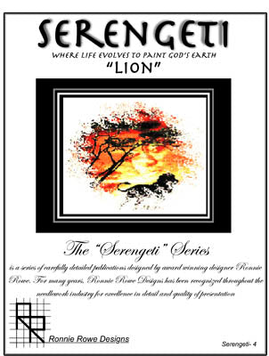 Serengeti Lion / Ronnie Rowe Designs