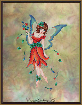 Anneke - The Tulip Fairy / Cross Stitching Art