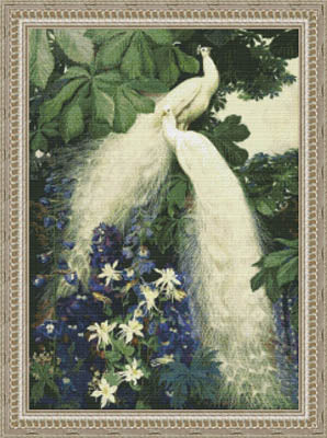 White Peacock Garden / Kustom Krafts