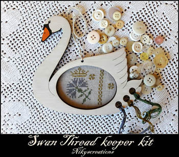 Swan Thread Keeper Kit / Nikyscreations
