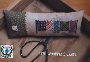 Washing 5 Quilts / Thistles