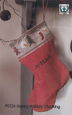 Happy Holiday Stocking / Thistles